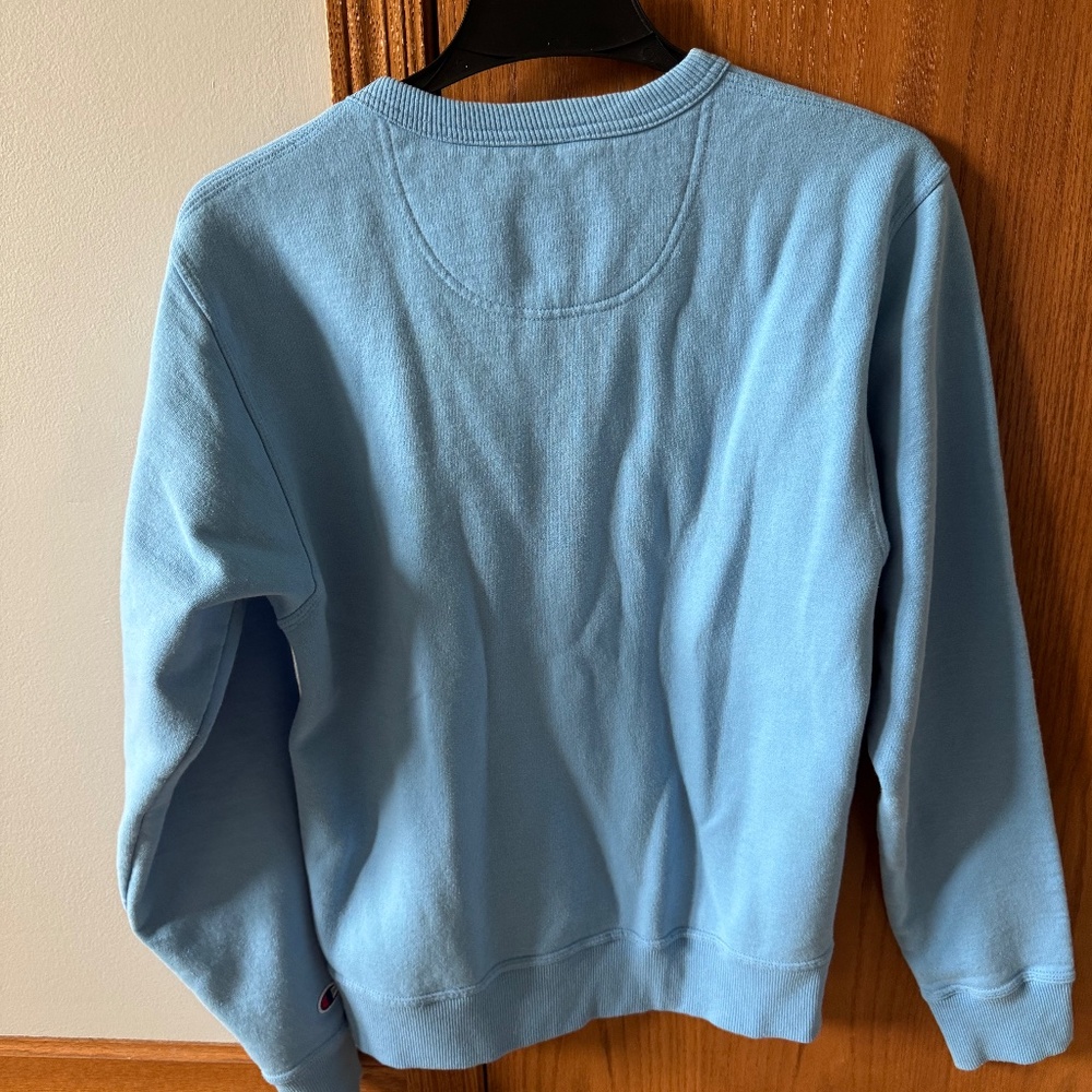 Champion Light Blue Crewneck Sweatshirt Mens Small